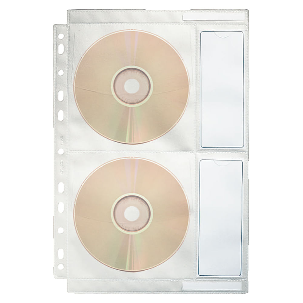 Folie de protectie Esselte, pentru CD/DVD, 120 microni