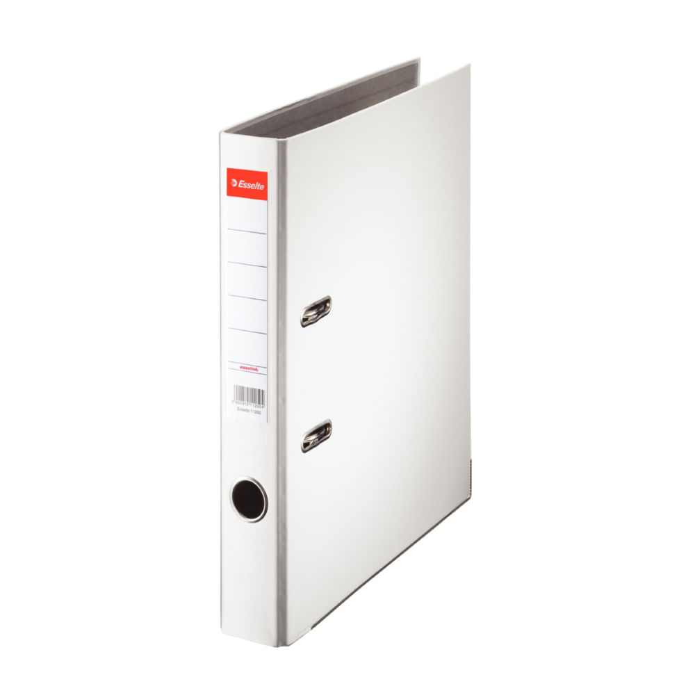 Biblioraft plastifiat cu PP A4 5cm Esselte Economy Biblioraft Esselte Economy PP A4 50 mm alb