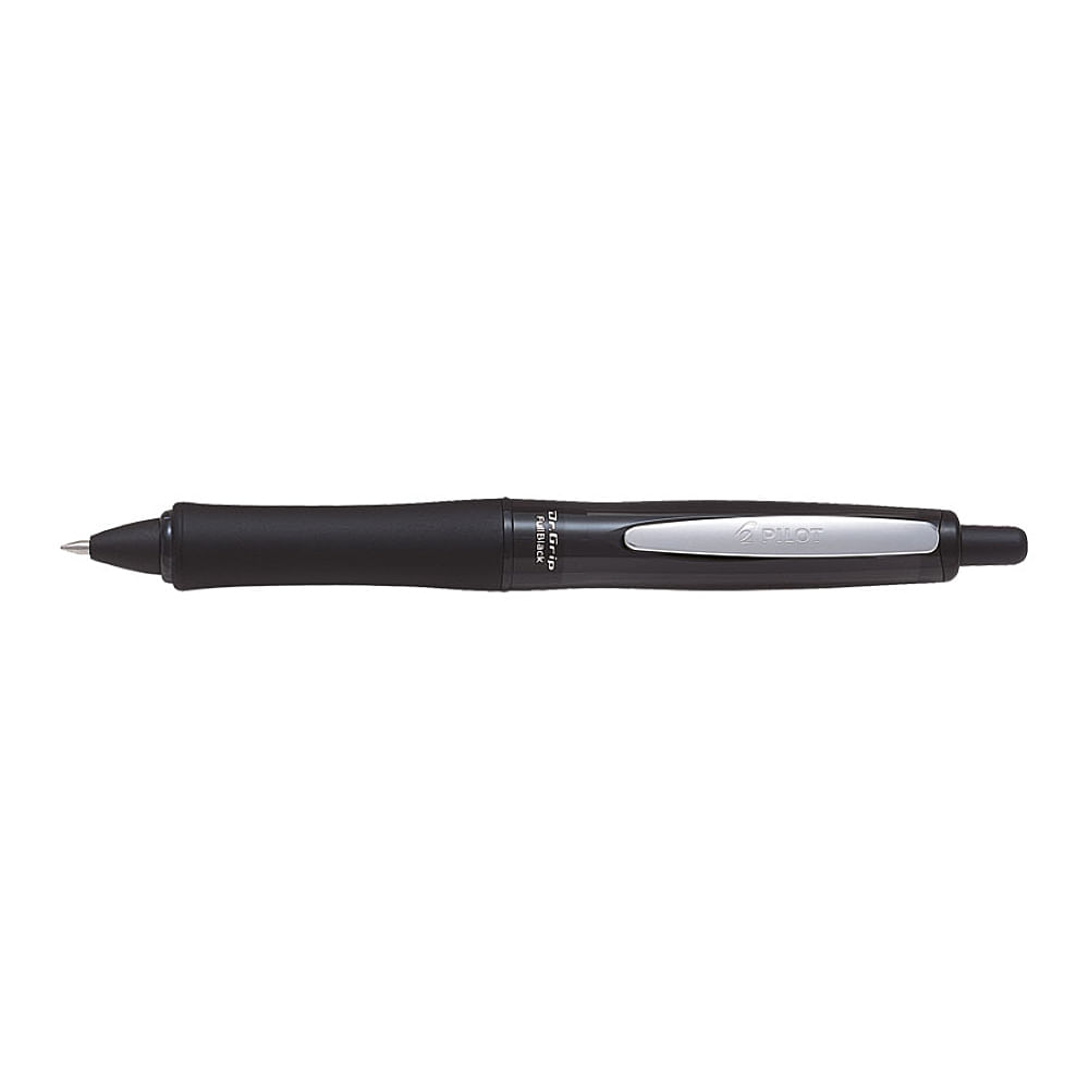 Pix cu bila pilot dr grip full black, 1.0 mm, accesorii negre