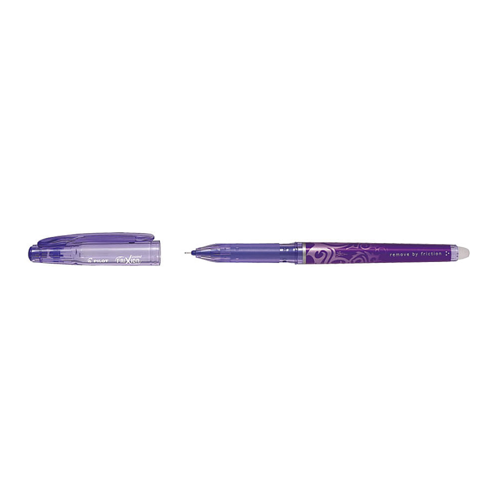 Roller cu gel Pilot Frixion Point diverse culori 0.5 mm cu capac violet