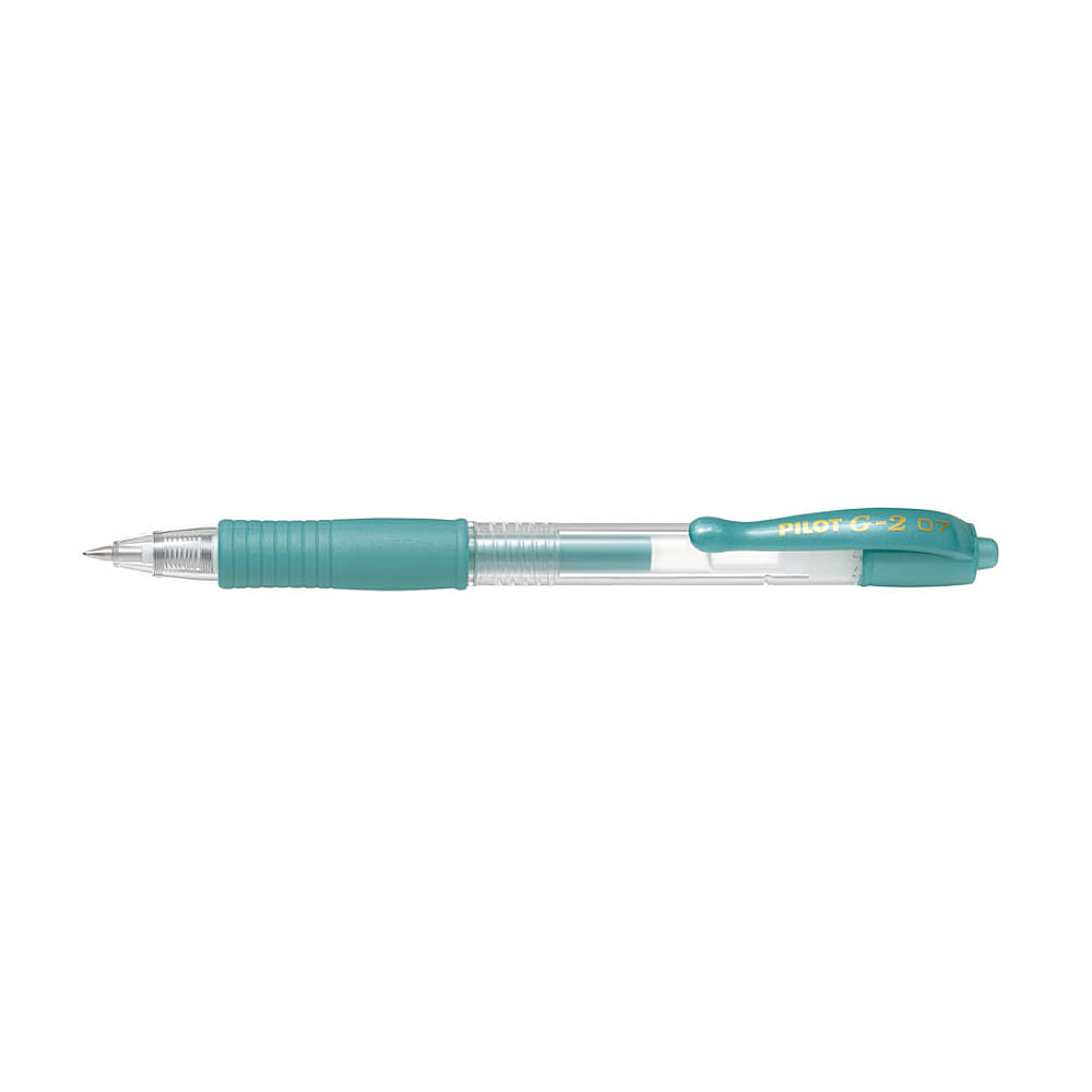 Roller cu gel pilot g-2 metalic, 0.7 mm, verde