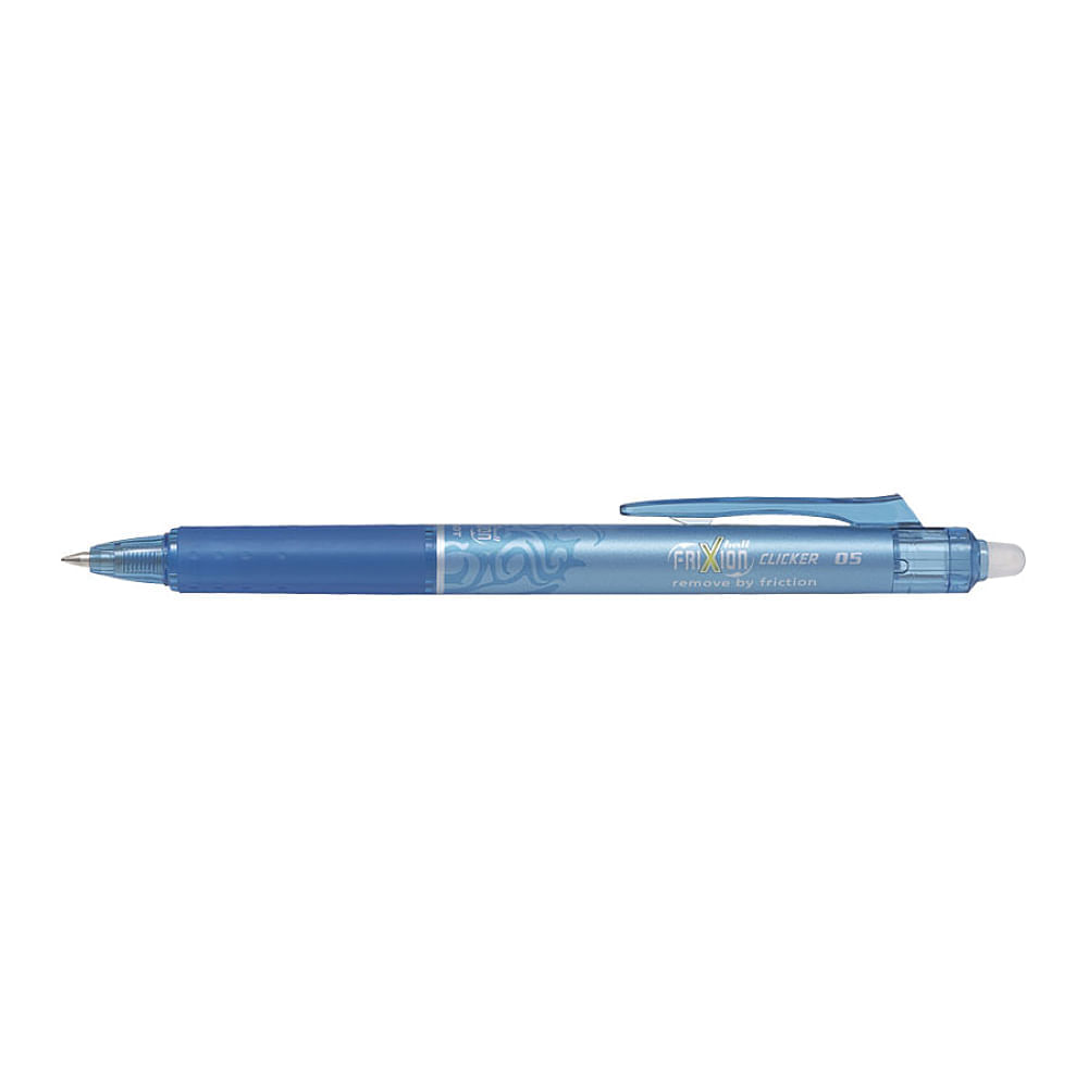 Roller cu gel Pilot Frixion Clicker diverse culori 0.5 mm bleu