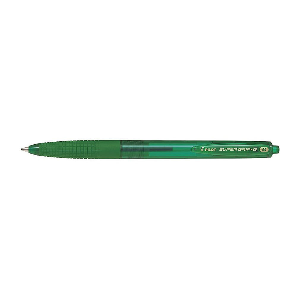 Pix cu bila Supergrip G Pilot 1.0 mm varf gros retractabil Pix cu bila Pilot Supergrip G 1.0 mm verde