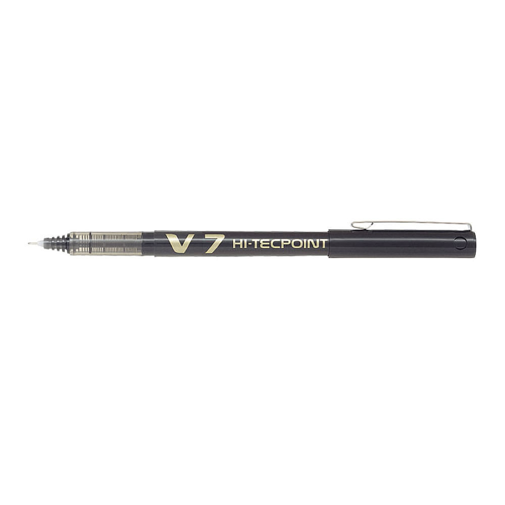 Roller Pilot V7 Hi-Tecpoint, 0.7 mm, negru
