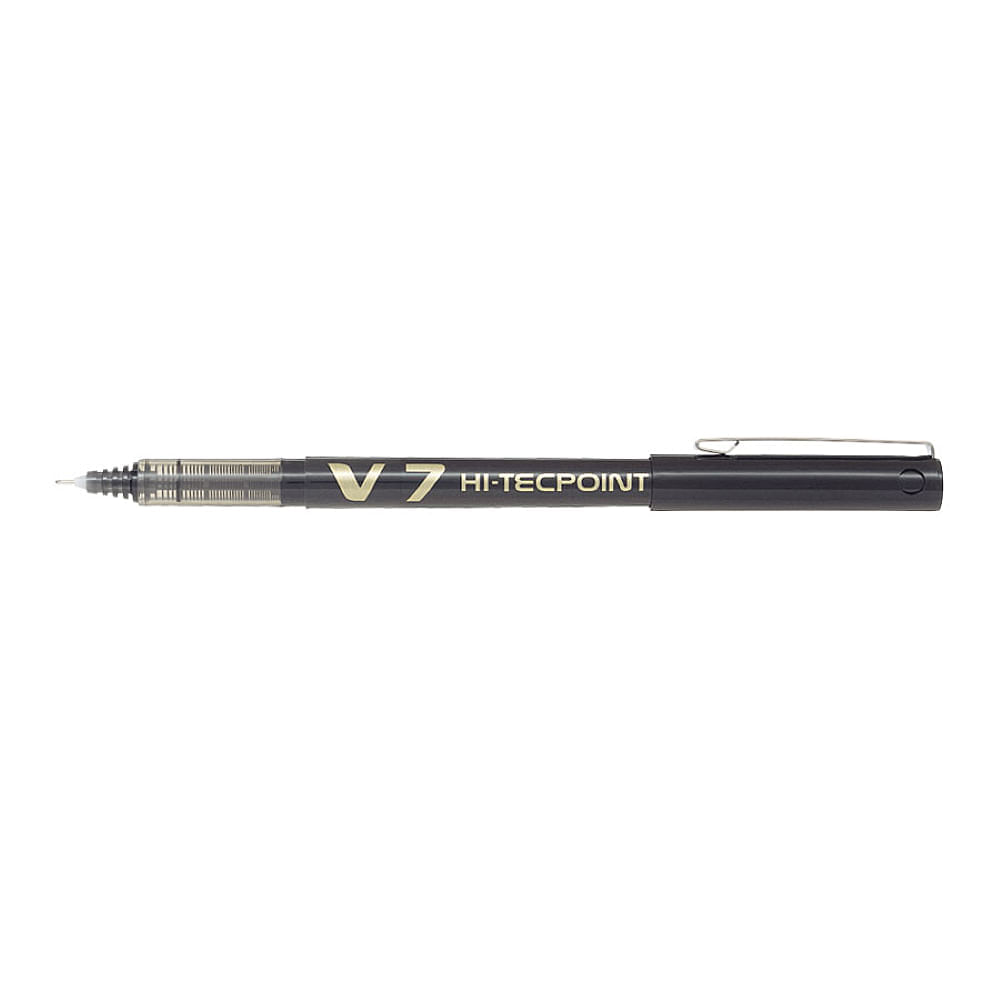 Roller cu cerneala Pilot V7 Hi-Tecpoint diverse culori 0.7 mm cu capac Roller cu cerneala Pilot V7 Hi-Tecpoint diverse culori 0.7 mm cu capacnegru