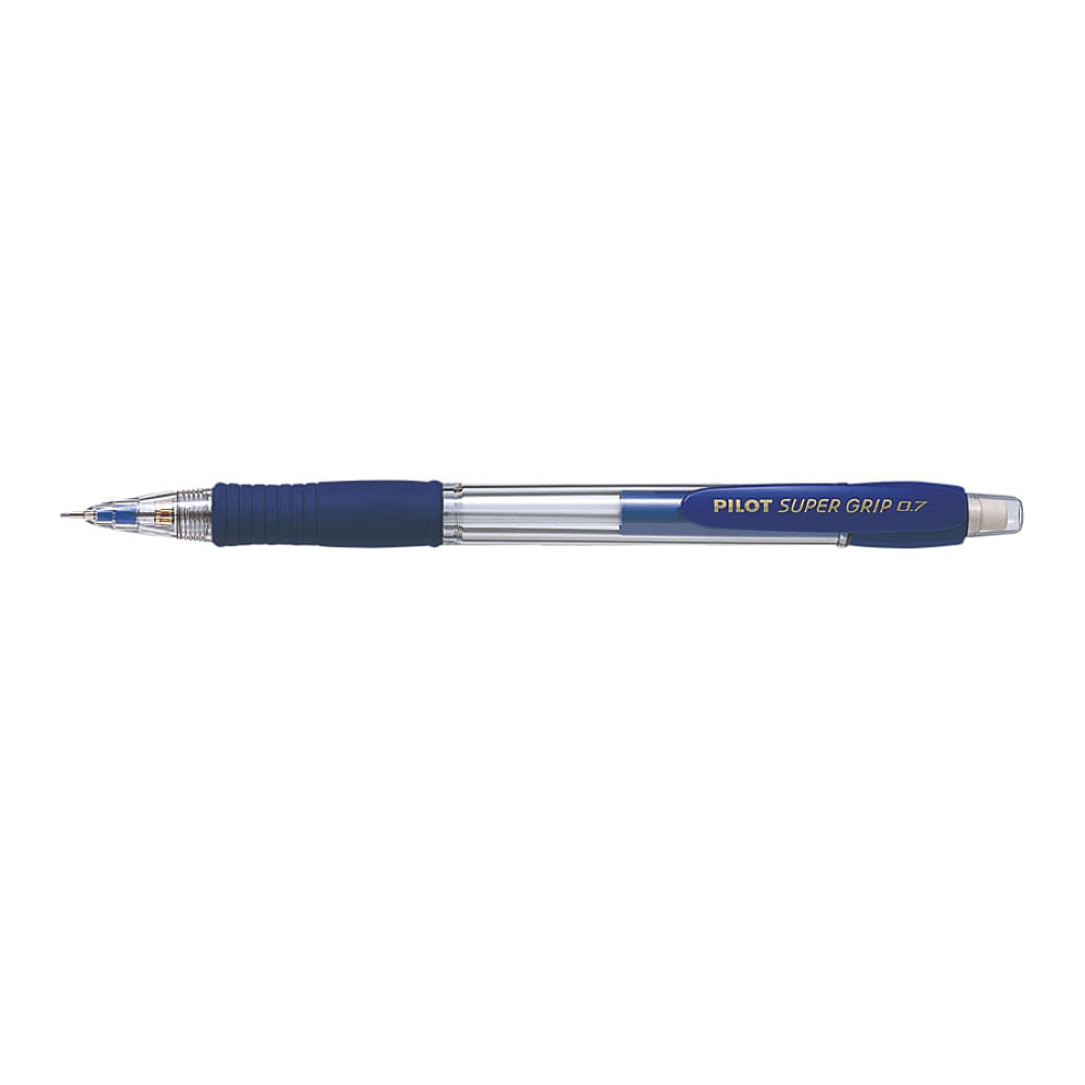 Creion mecanic 0.7 mm varf mediu Pilot Super Grip albastru