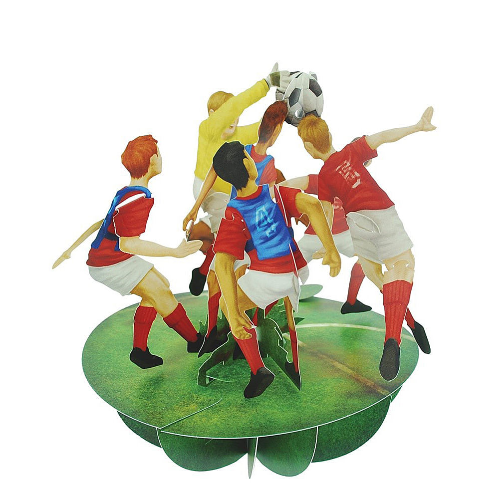 Felicitare 3D Pirouettes, fotbal