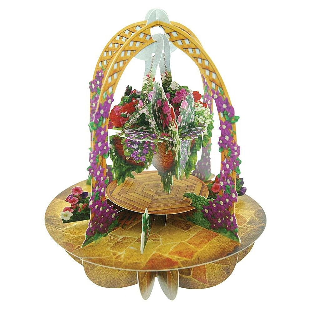 grădina flori de primavara Felicitare 3D Pirouettes, flori