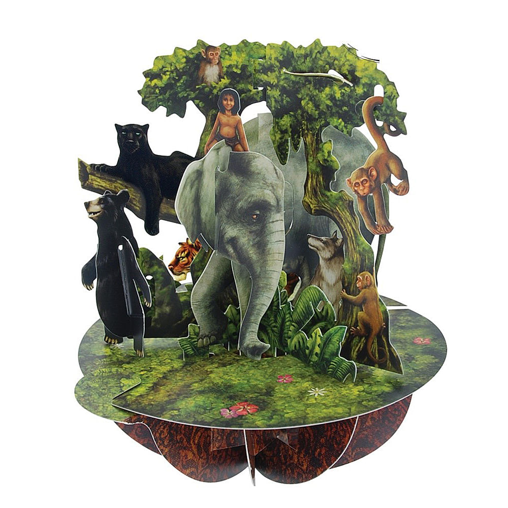 heidi fetița munților de johanna spyri cartea Felicitare 3D Pirouettes, cartea junglei