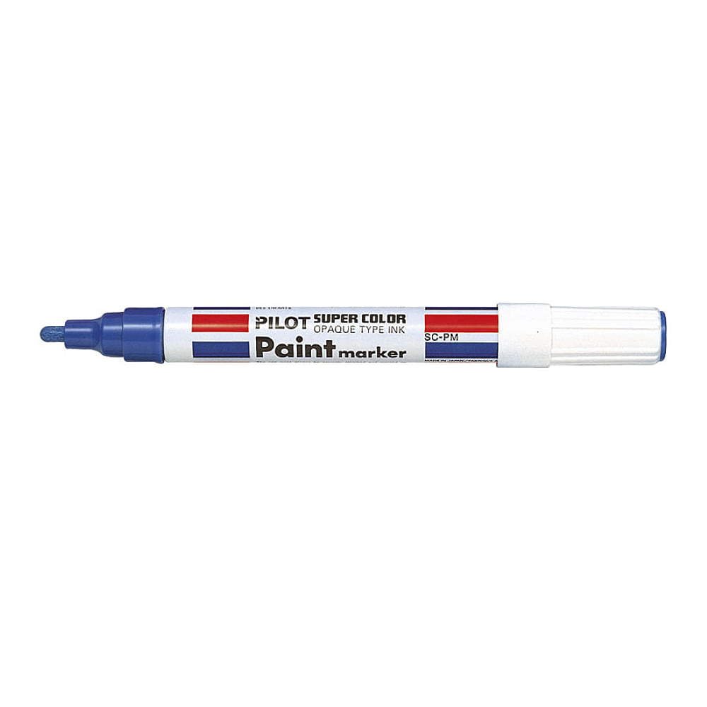 Marker permanent cu vopsea Pilot Paint 4.5 mm varf rotund albastru