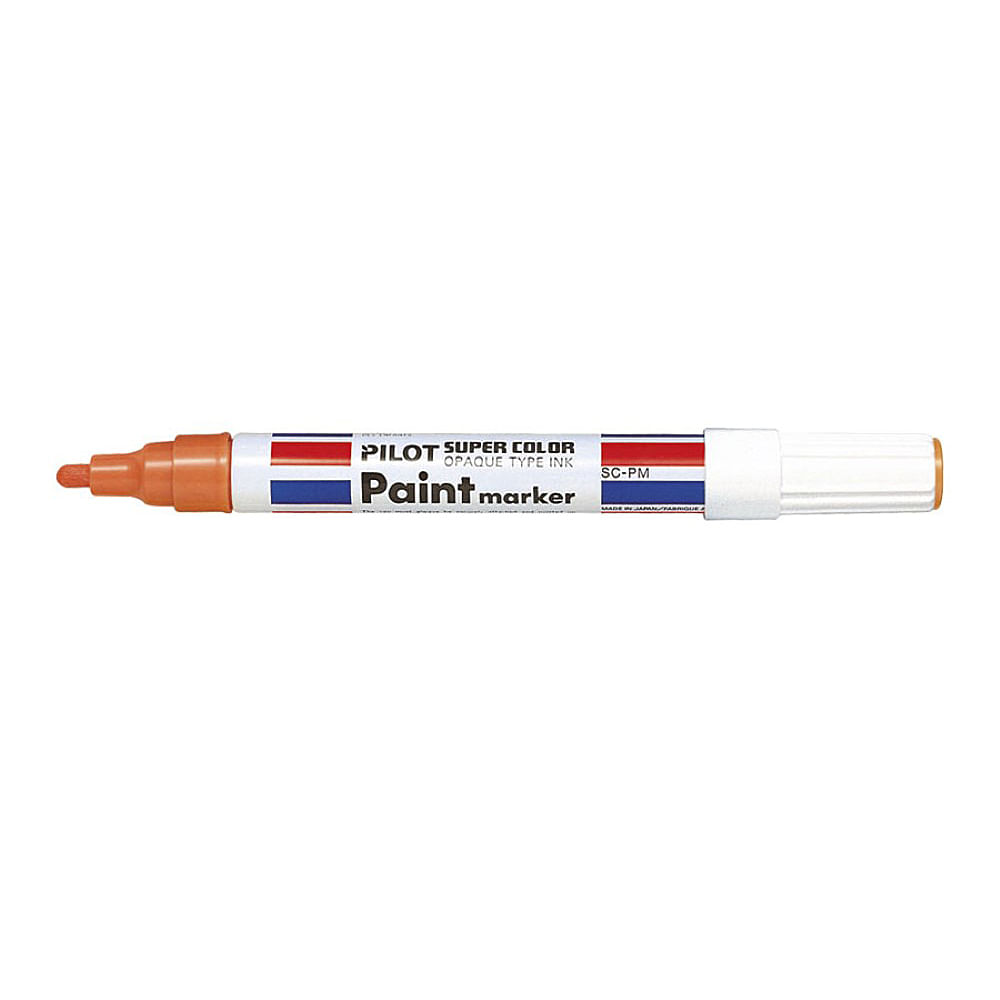 Marker permanent paint, pilot , 4.5 mm, varf rotund, diverse culori marker permanent pilot paint, varf rotund, 4.5 mm, portocaliu