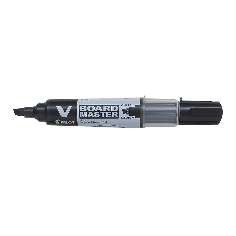 Marker pentru tabla Pilot Vboard Master 2.2 mm varf tesit Marker pentru tabla Pilot Vboard Master varf tesit 2.2 mm negru