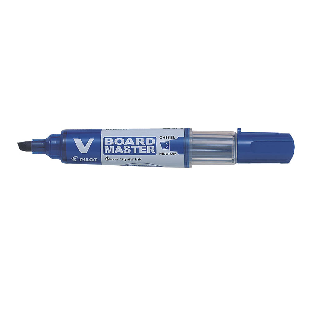 Marker pentru tabla Pilot Vboard Master 2.2 mm varf tesit Marker pentru tabla Pilot Vboard Master varf tesit 2.2 mm albastru