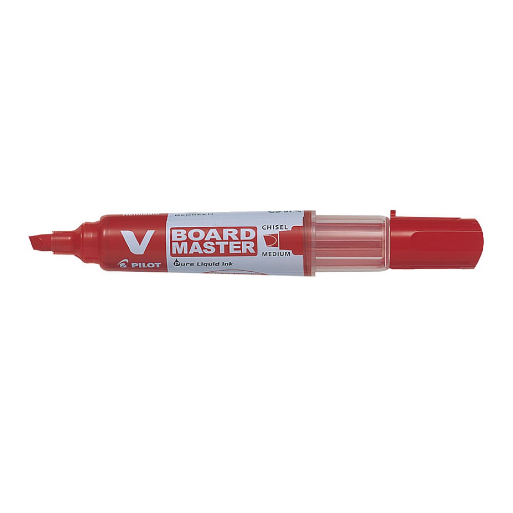 Marker pentru tabla Pilot Vboard Master 2.2 mm varf tesit Marker pentru tabla Pilot Vboard Master varf tesit 2.2 mm rosu