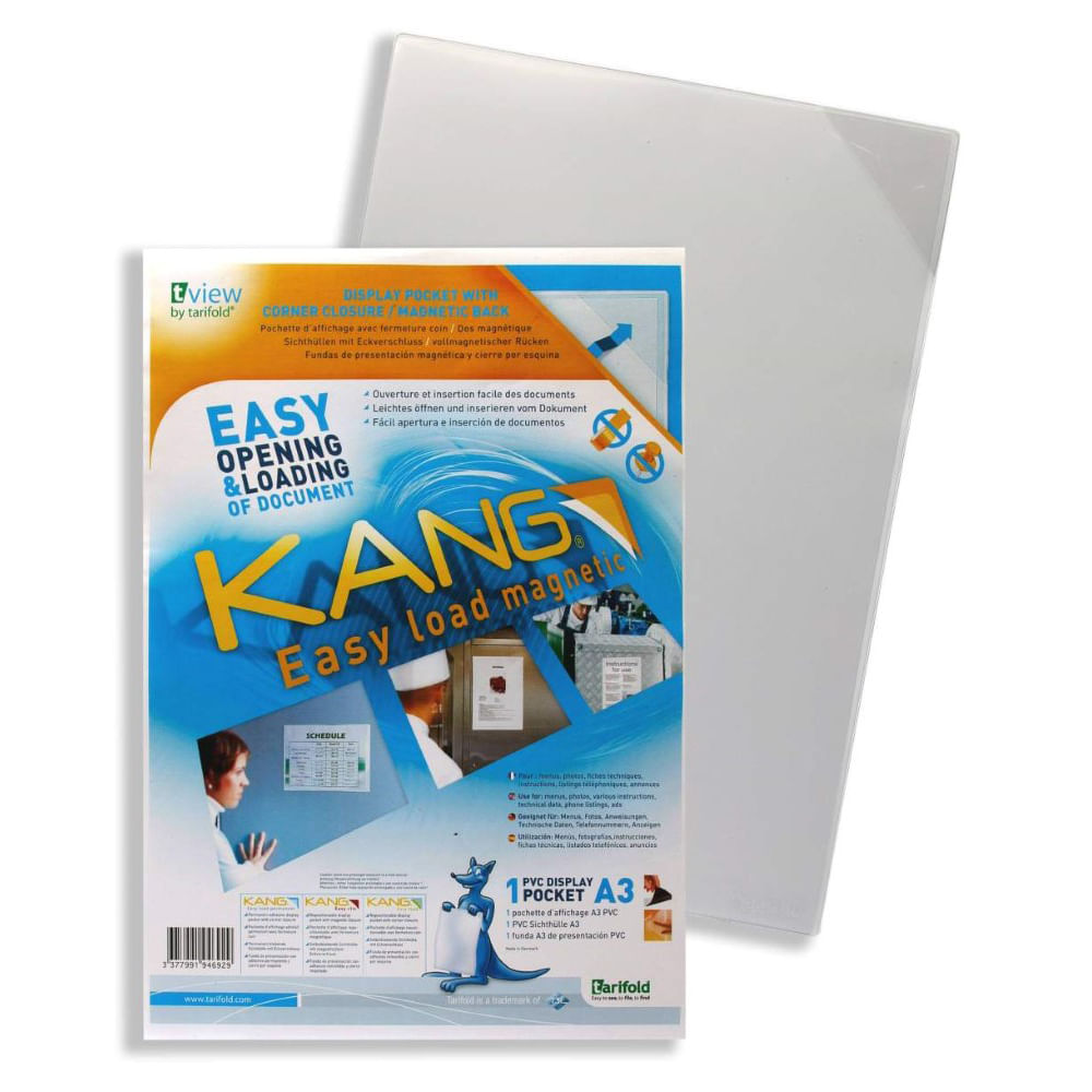 Buzunar de prezentare tarifold easy load, a3, magnetic