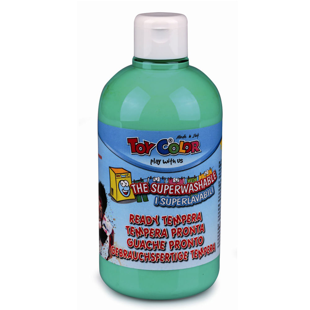 Tempera superlavabila Toy Color Pastel, 500 ml, turcoaz