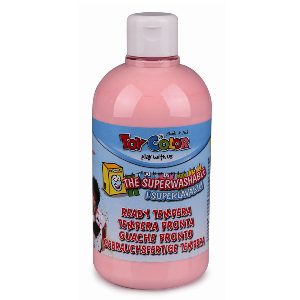 Tempera superlavabila Toy Color Pastel 500 ml roz