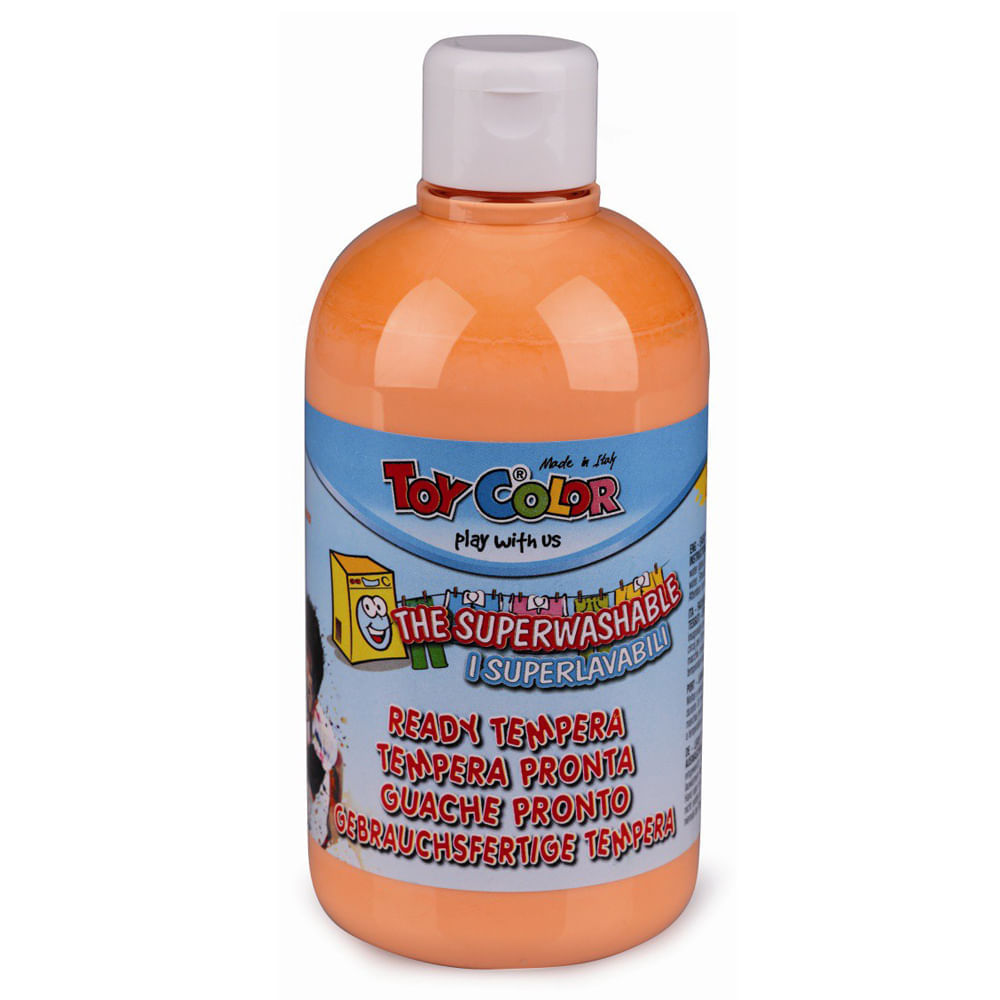 Tempera superlavabila Toy Color Pastel 500 ml portocaliu