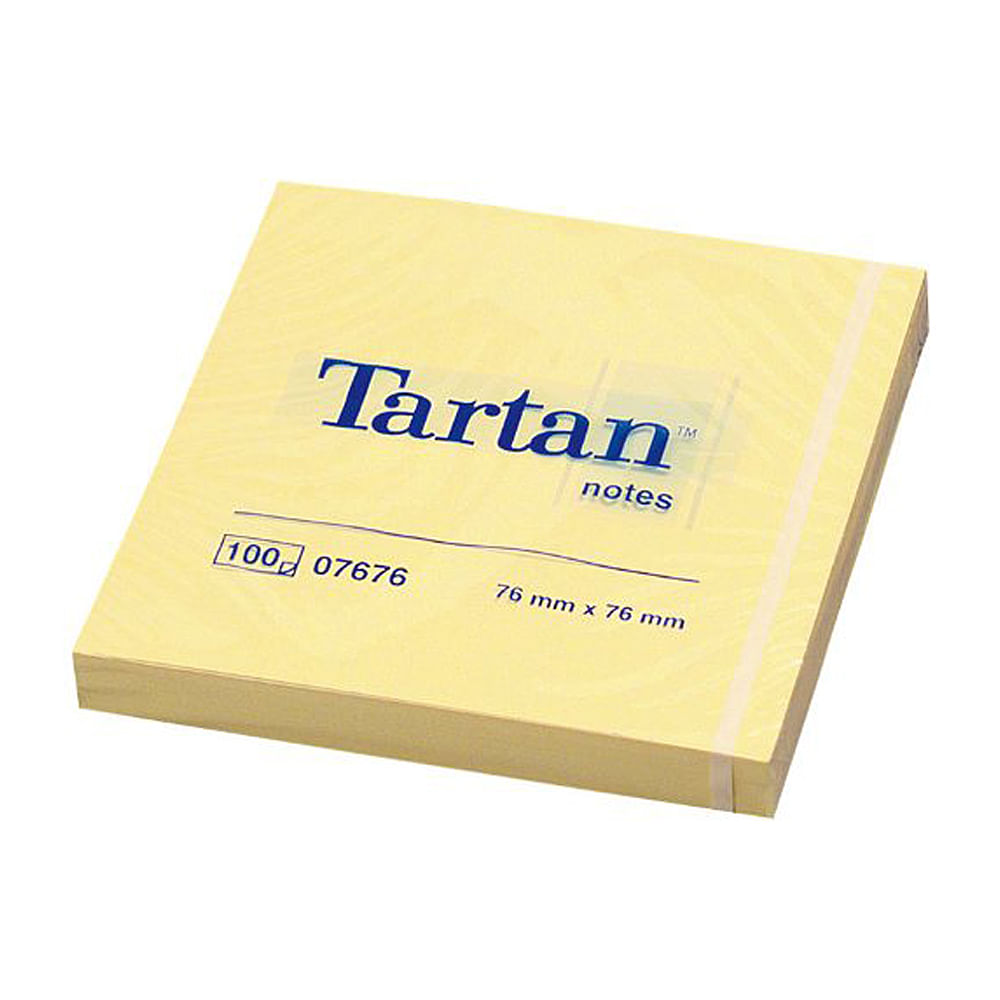 Notite adezive 3M Tartan, 76 x 76 mm, 100 file 3M imagine 2022 depozituldepapetarie.ro