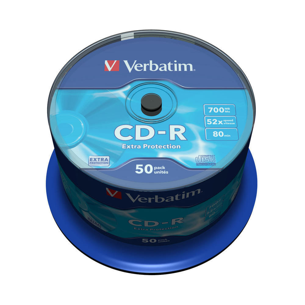 CD-R Verbatim data life, 50 bucati/set dacris.net poza 2021
