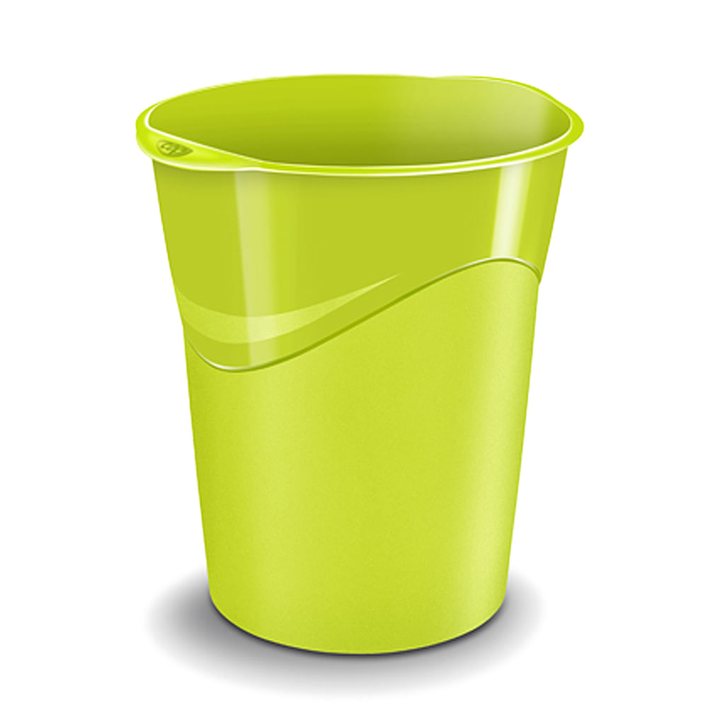 Cos de birou CEP Gloss 14 l verde CEP imagine 2022 depozituldepapetarie.ro