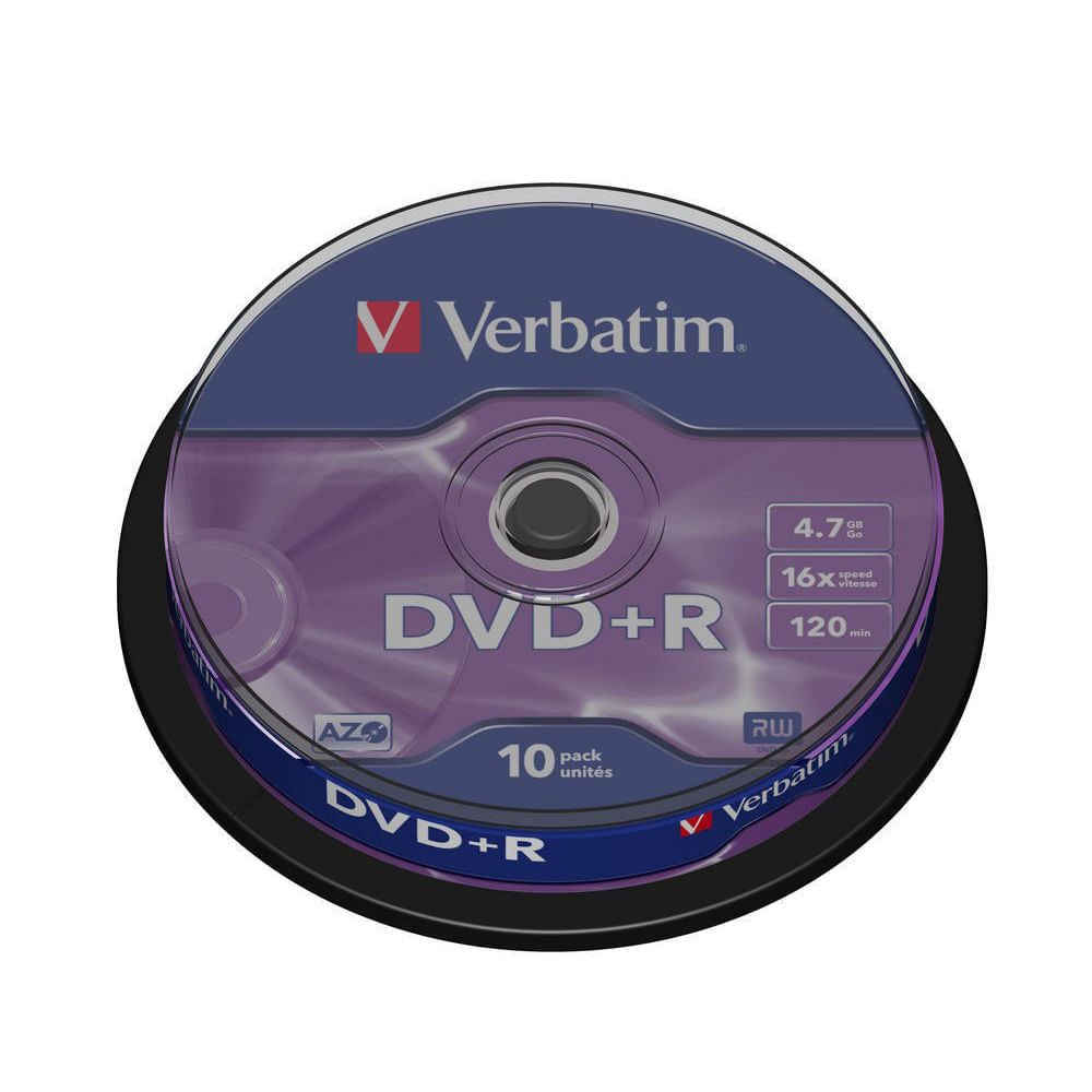 DVD+R Verbatim advanced azo 10 bucati/Set DVD+R Verbatim advanced azo 10 bucati/set
