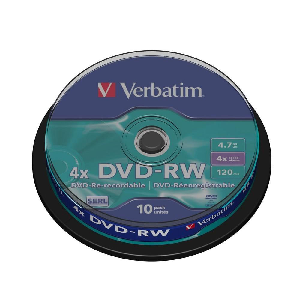 DVD-RW Verbatim re-recordable serl