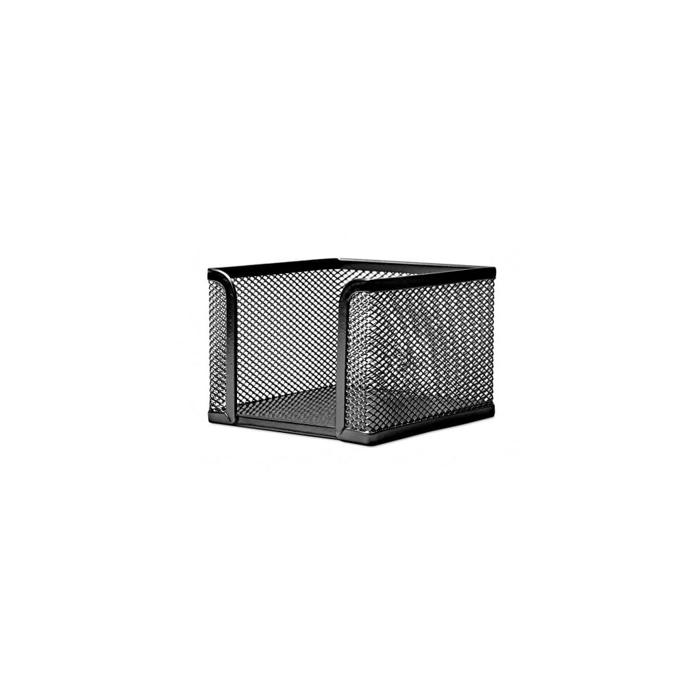 Suport metalic pentru cub de hartie, mesh, negru Alte brand-uri imagine 2022