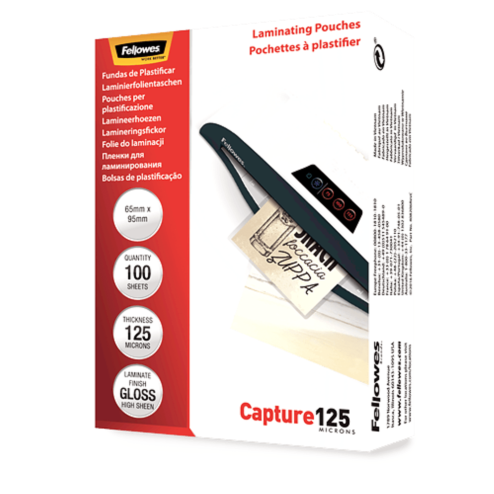 cum se montează parchetul laminat Folie laminat Fellowes 65 x 95 mm 125 microni 100 bucati/top
