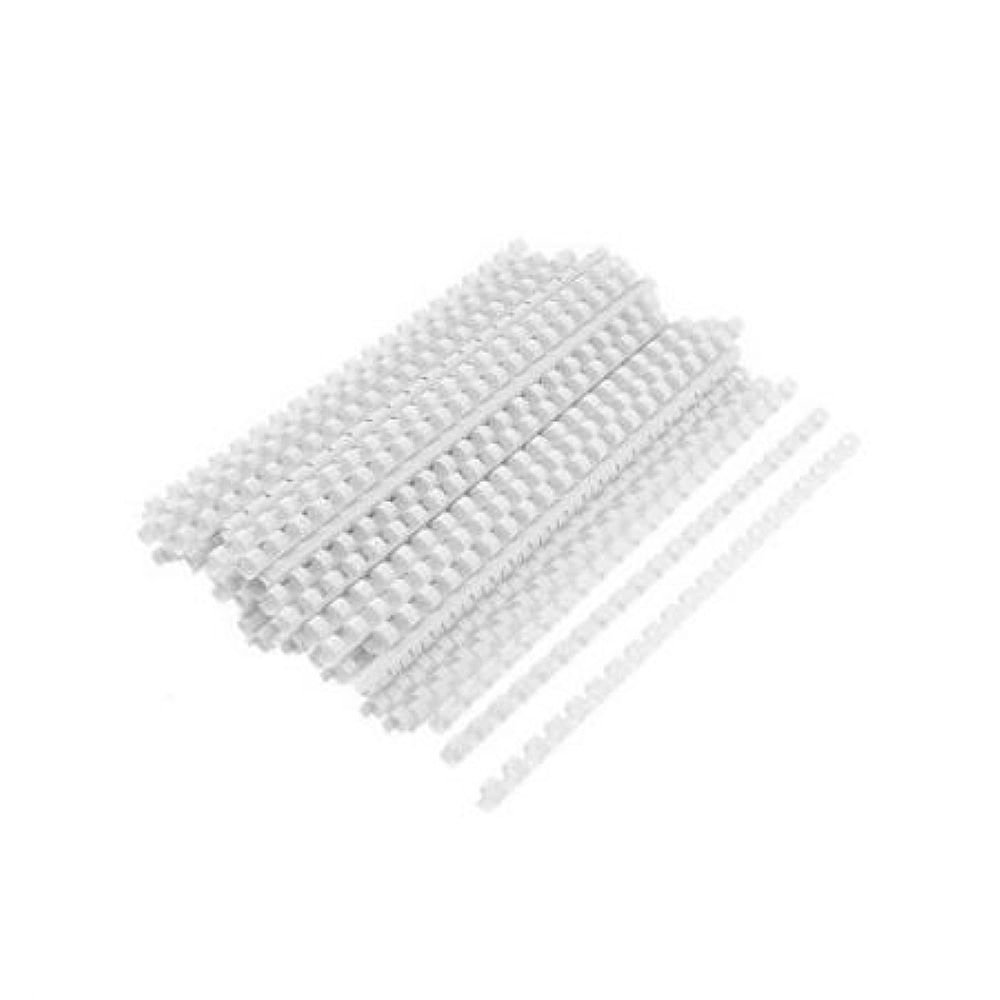 Spire de plastic Fellowes, 28 mm, alb, 50 bucati/set dacris.net imagine 2022 depozituldepapetarie.ro