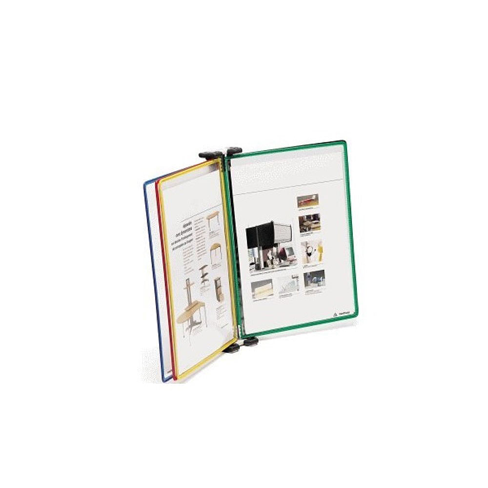 Sistem de prezentare Tarifold pentru perete A4 culori asortate 5 display-uri