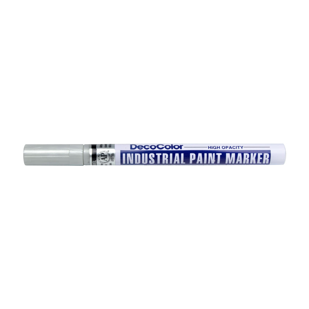 Marker cu vopsea Uchida Fine 1.4 mm varf rotund  argintiu