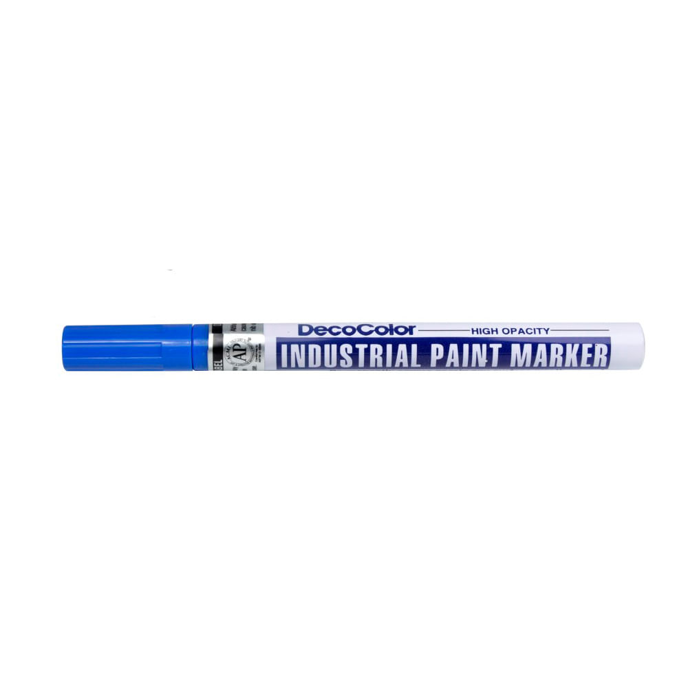 Marker cu vopsea Uchida Fine 221 varf rotund 1.4 mm albastru