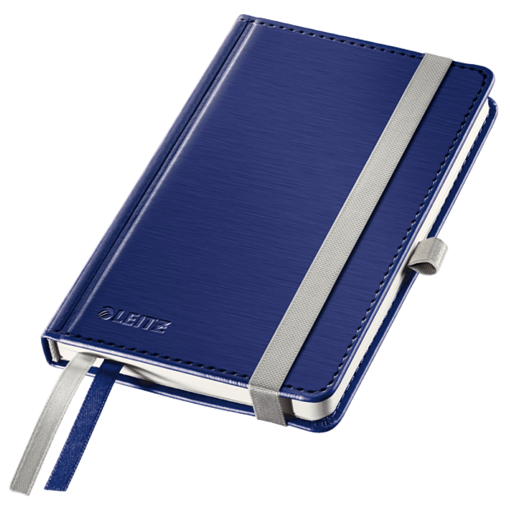 Caiet de birou leitz style, a6, coperta dura, 80 file, dictando, albastru violet