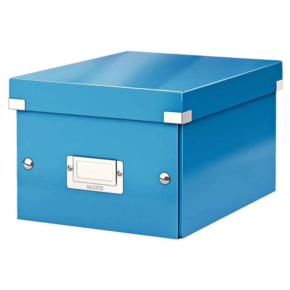 Cutie leitz click & store, mica, albastru