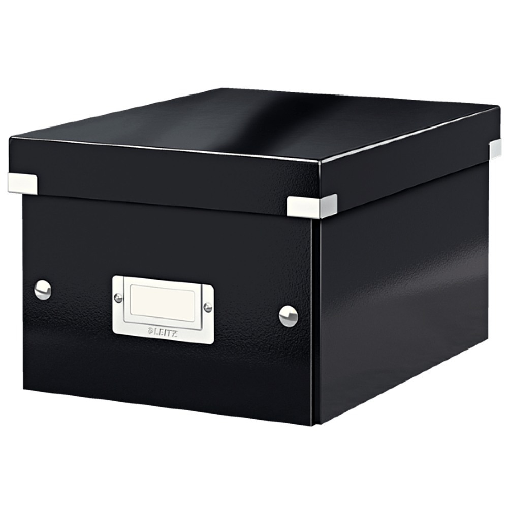 anvelope stivuitor 6.50 10 Cutie depozitare carton laminat pliabila cu capac 220 x 160 x 280 mm  Leitz WOW Click&Store negru