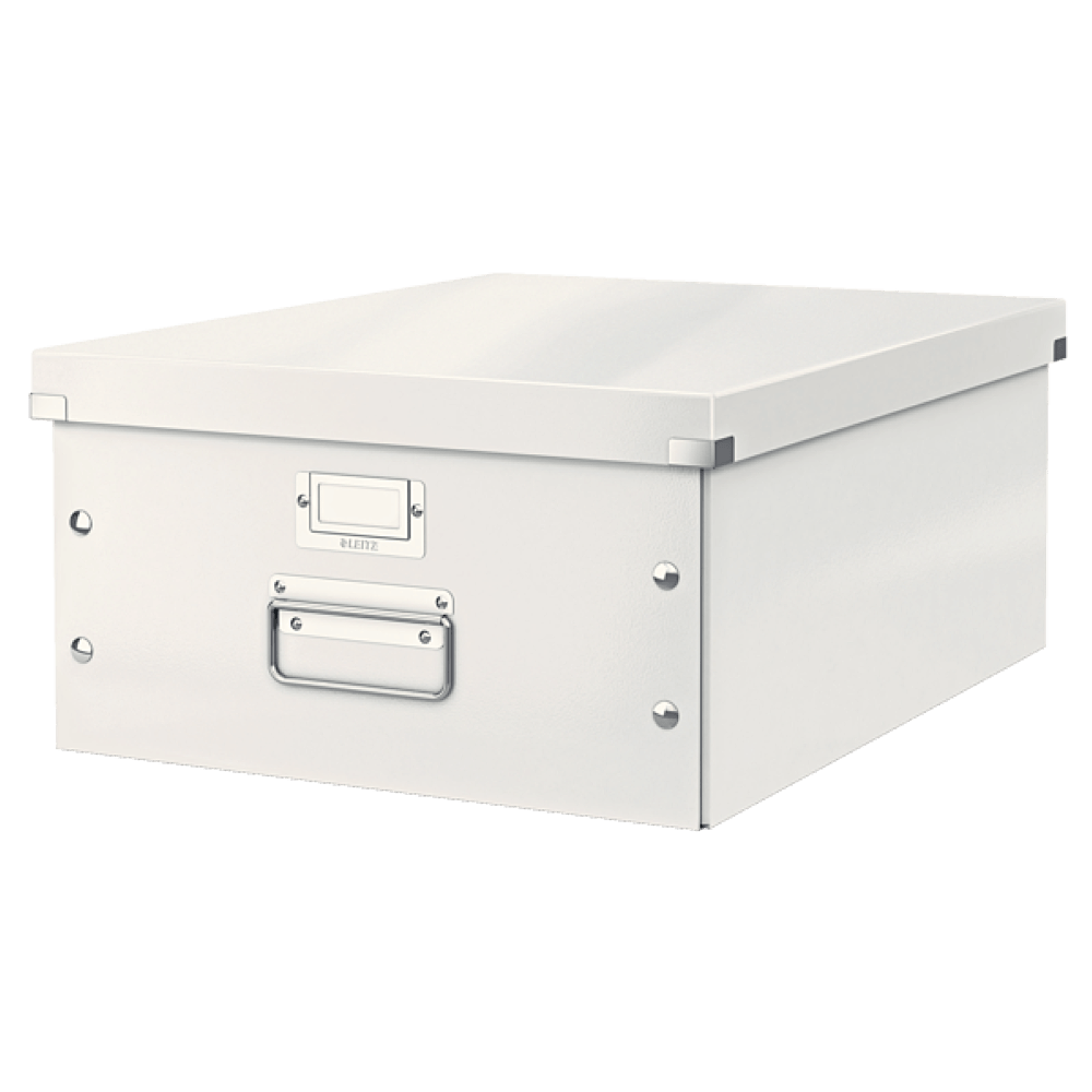 Cutie leitz click & store, mare, alb