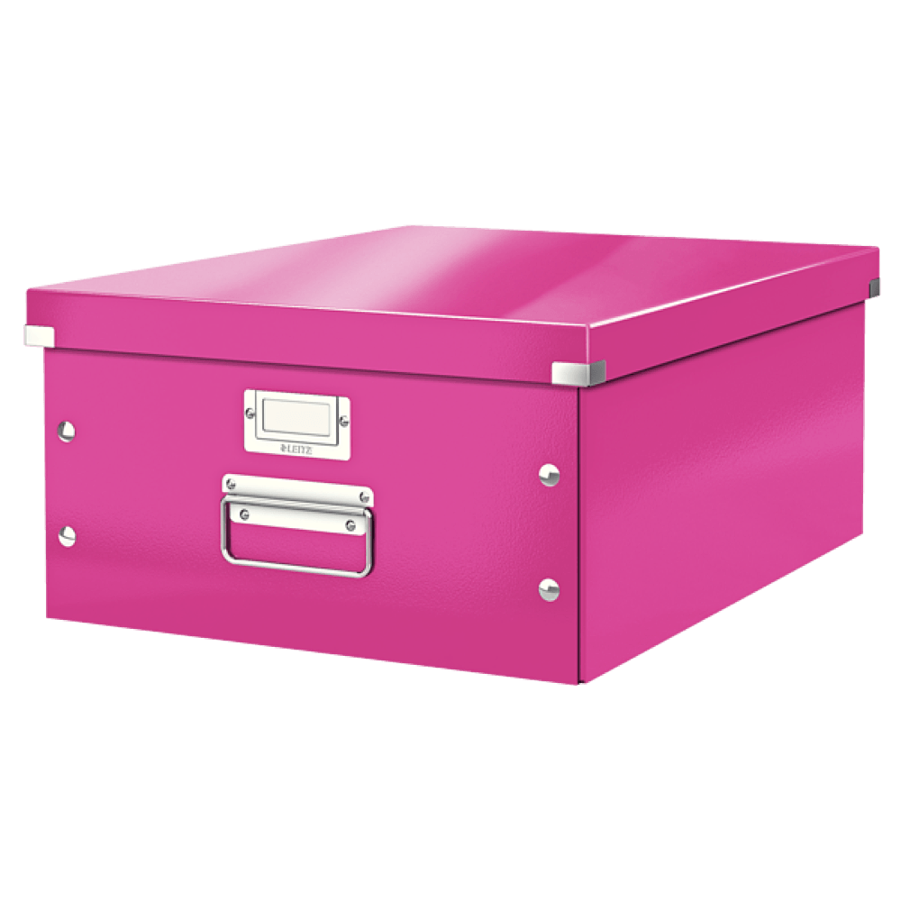 Cutie leitz click & store, mare, roz
