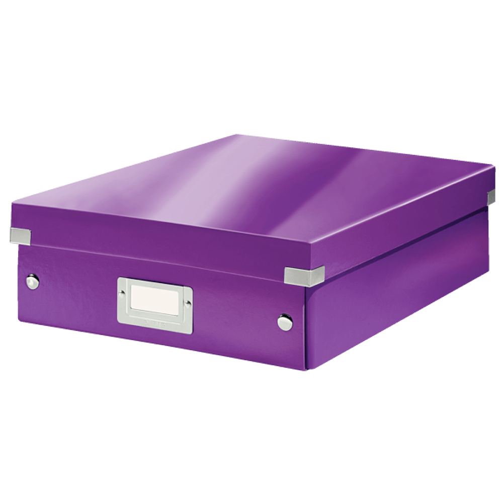Cutie leitz click & store organizer, medie, mov