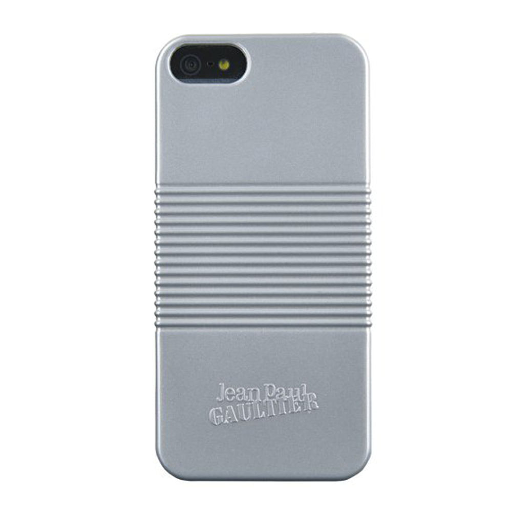 Capac spate Jean Paul Gaultier pentru iphone 5/5 Conservbox, argintiu