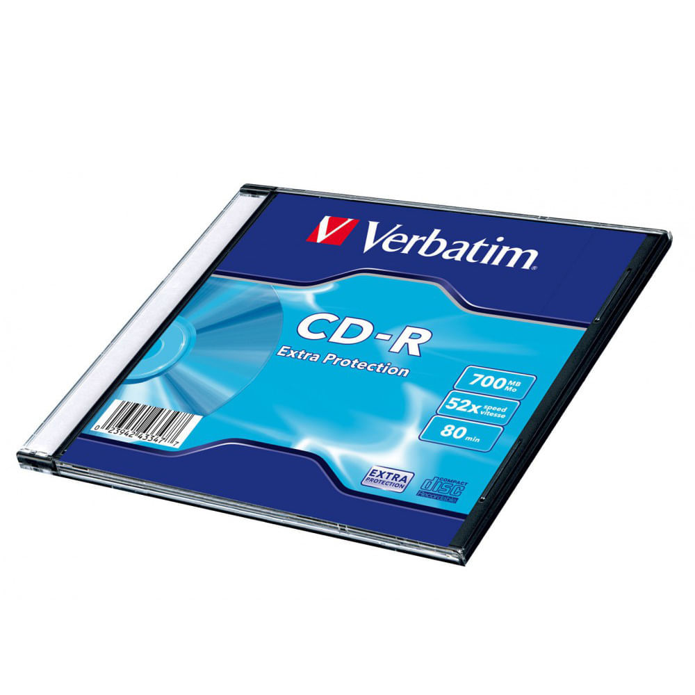 CD-R Verbatim extra protection slim dacris.net imagine 2022