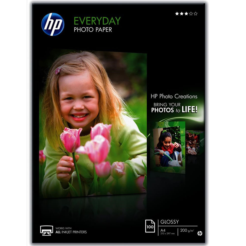 Hartie foto HP Semi-Glossy, A4, 200 g/mp
