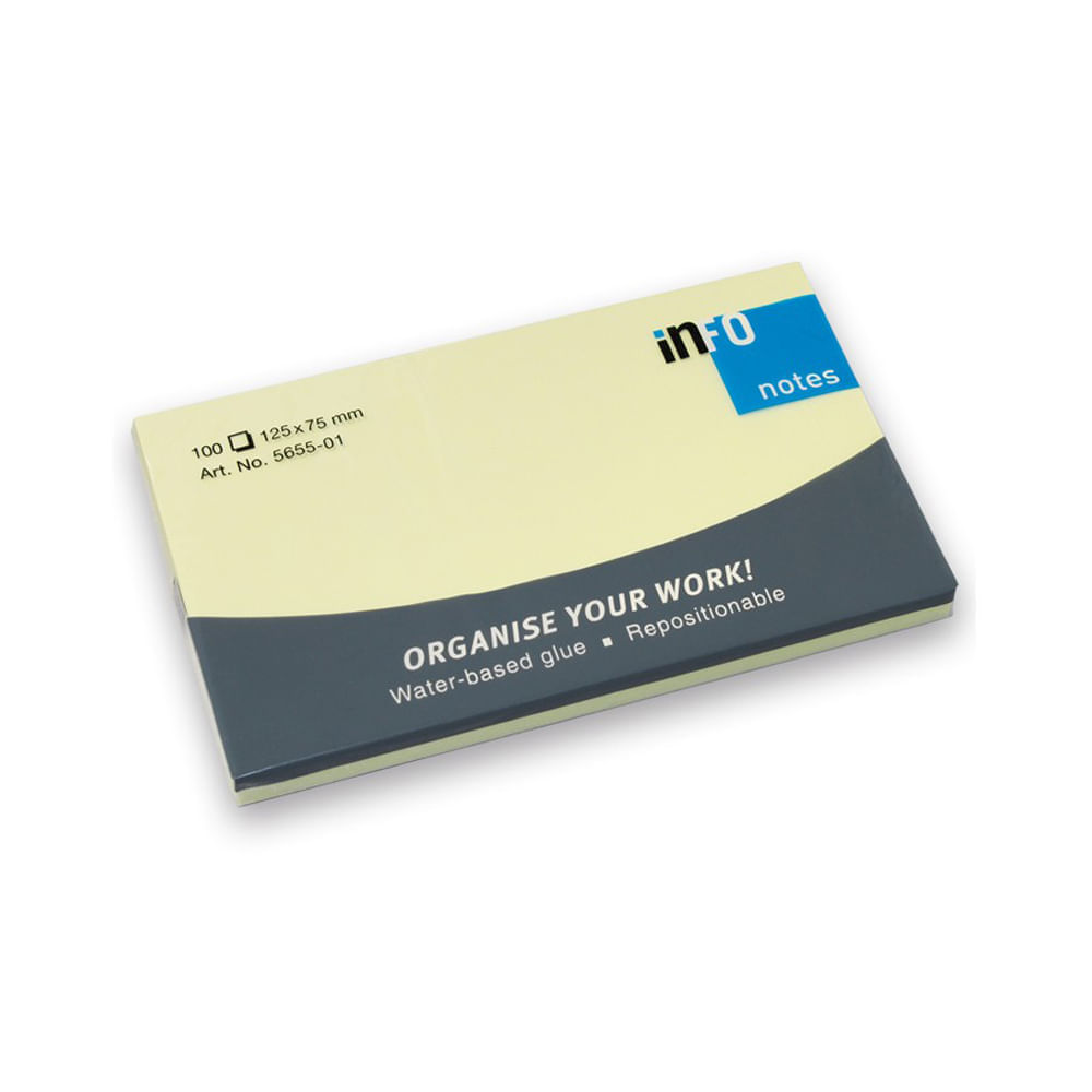 Notite adezive Info Notes 125 x 75 mm