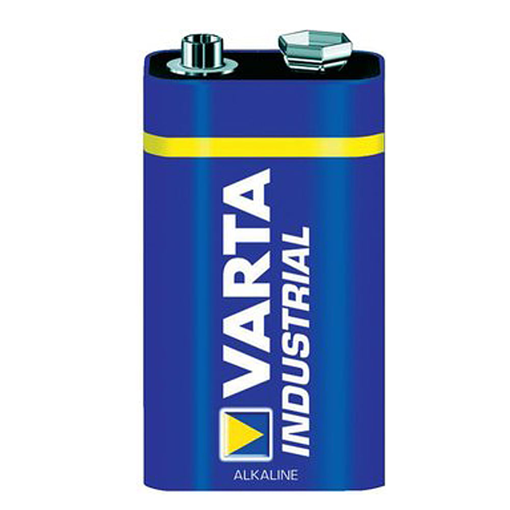 Baterie alcalina Varta 6LR61 Industrial, 9V dacris.net imagine 2022 cartile.ro