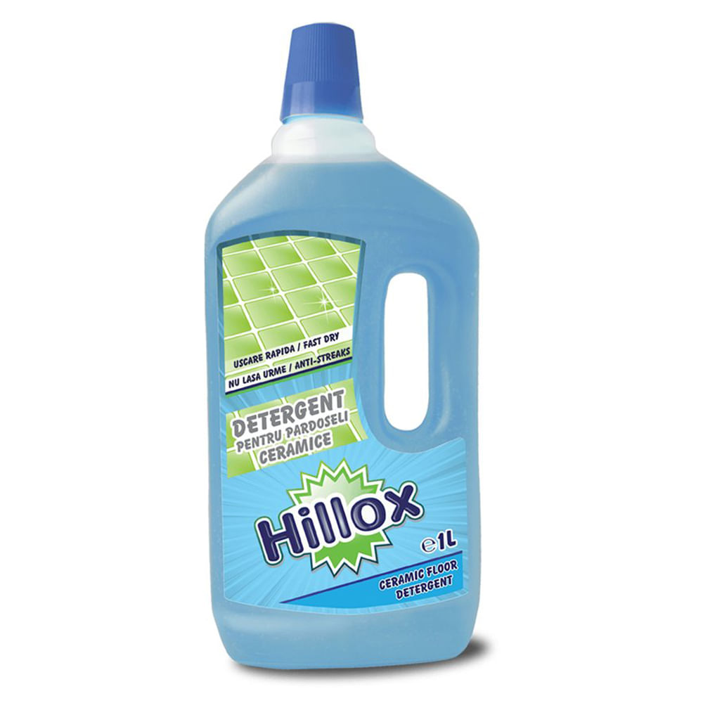 Detergent pentru pardoseli si suprafete ceramice Hillox, 1 l dacris.net imagine 2022 cartile.ro