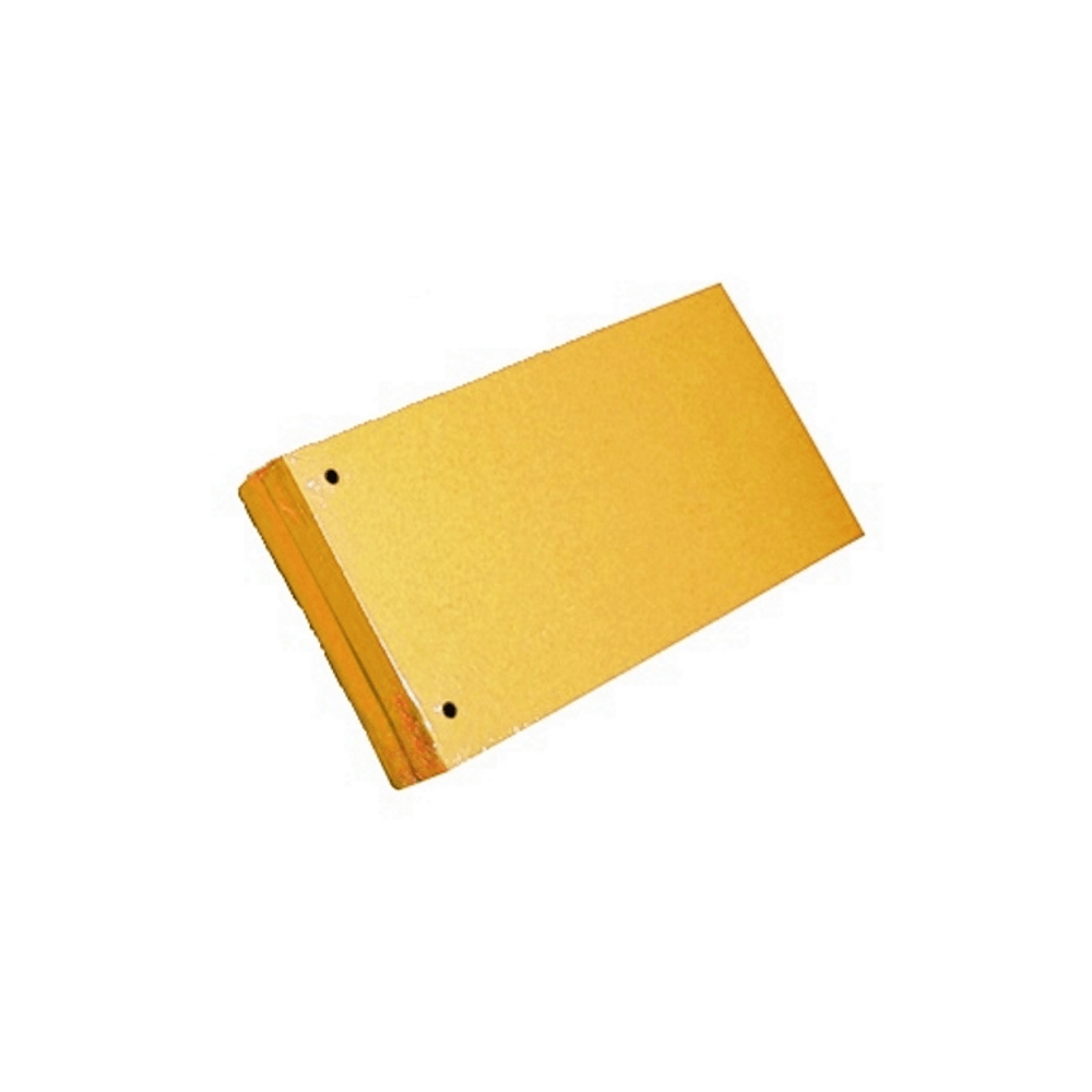 Separator 10-24 cm, carton, 100 bucati/set, galben inchis