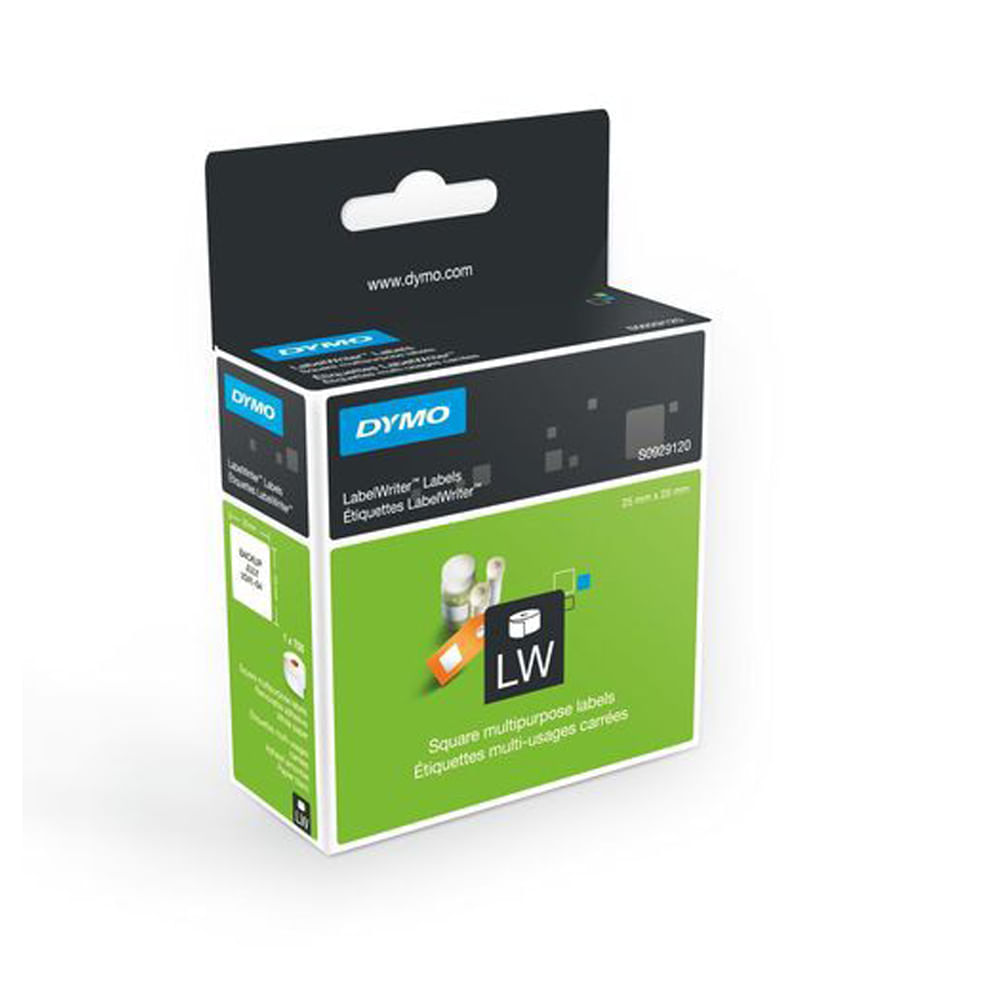 Etichete Dymo LaberlWriter 25 mm x 25 mm 750 buc/rola