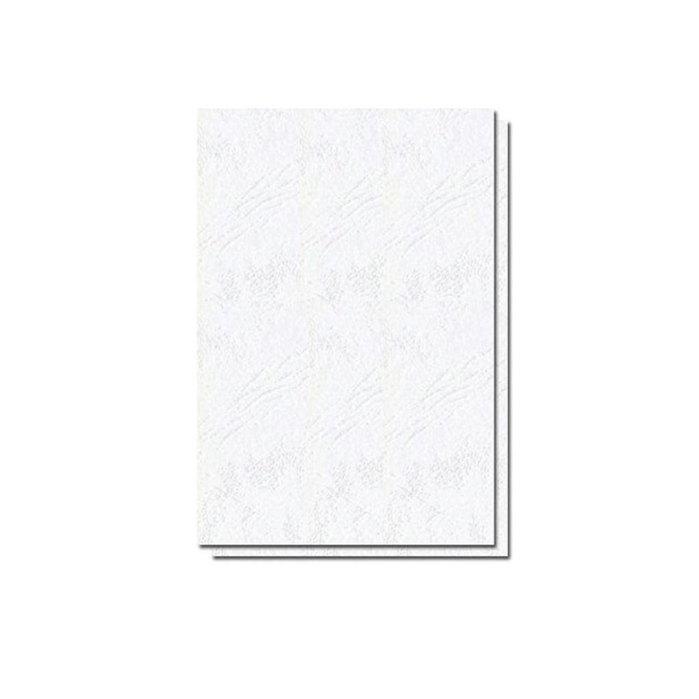 Coperti carton, A4, 210 gr, imitatie piele, alb, 100 bucati/top dacris.net