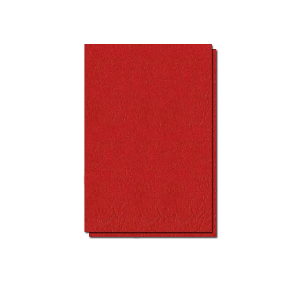 Coperti carton, A4, 210 gr, imitatie piele, rosu, 100 bucati/top dacris.net poza 2021