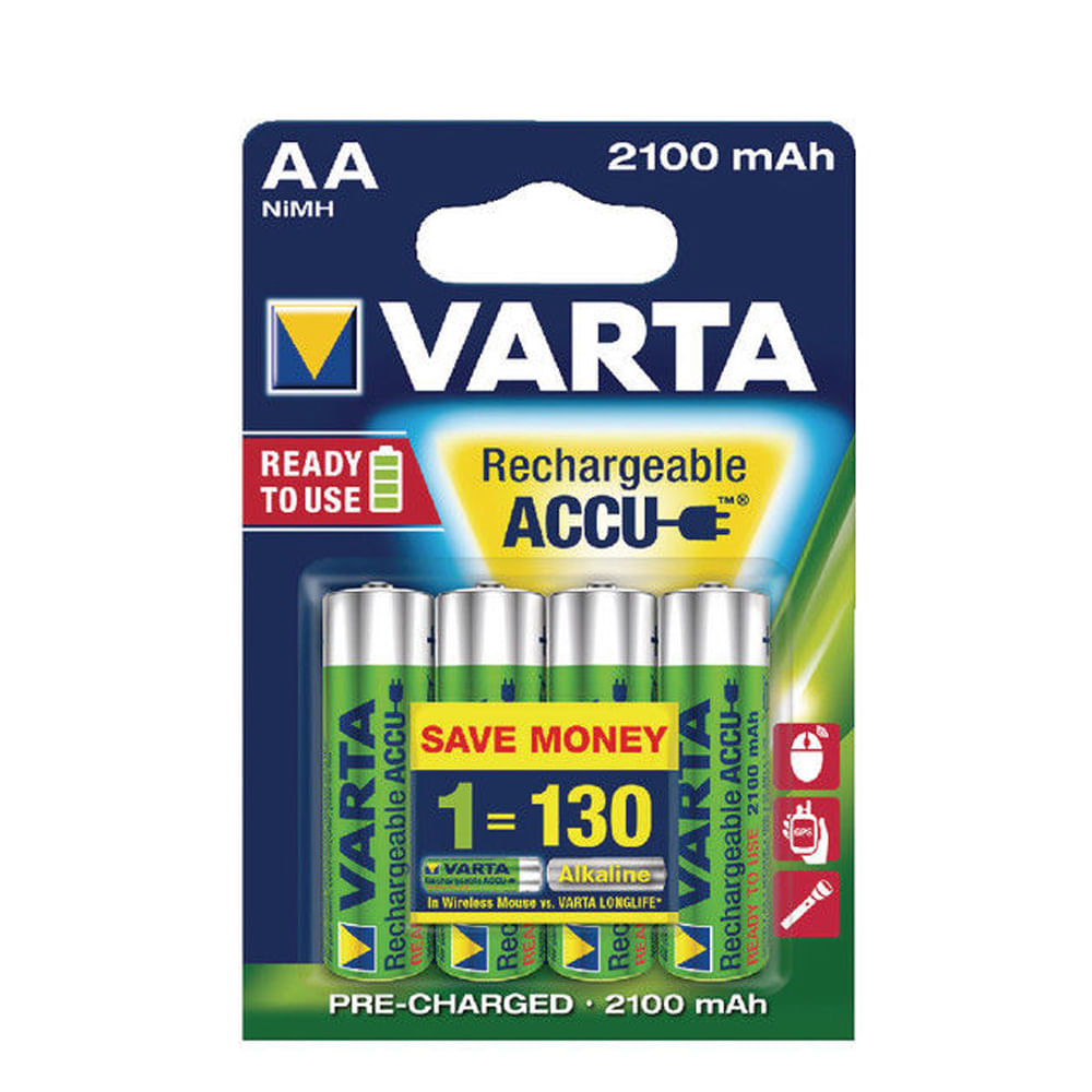 Acumulator Varta R6 nimh 2100mah AA 4 bucati/set Acumulator Varta R6 nimh 2100mah AA 4buc/set